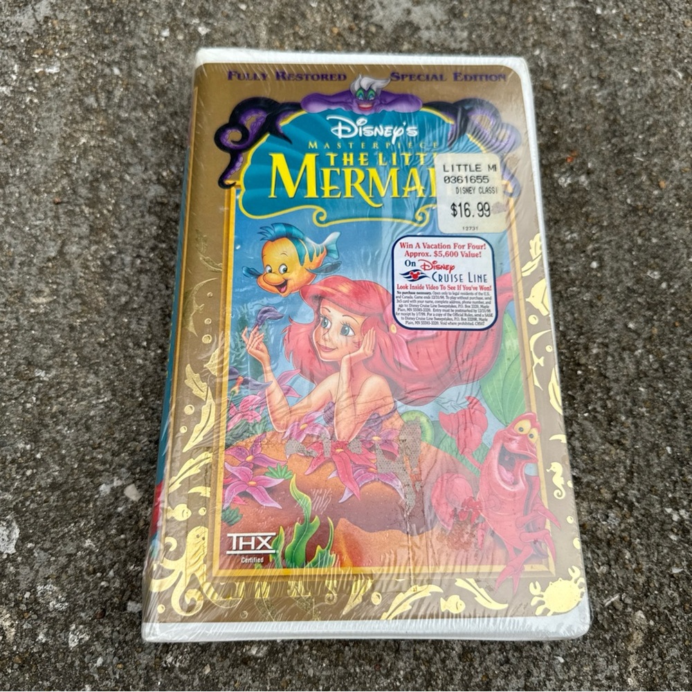 Disney The Little Mermaid Gold Edition VHS New Sealed